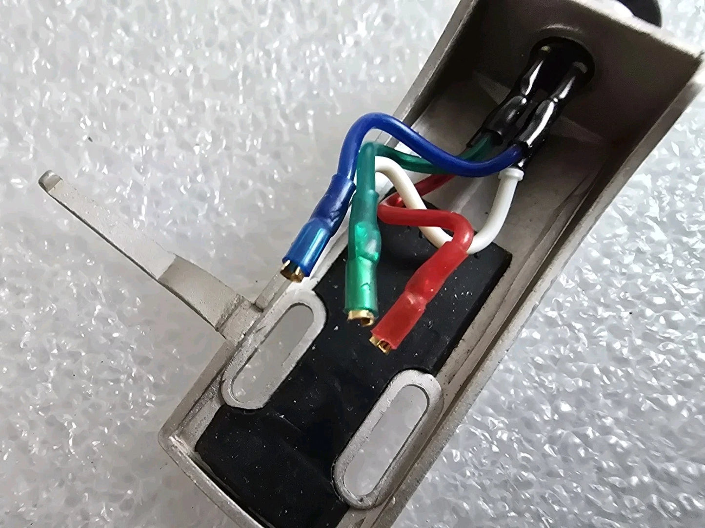 Denon PCL-4 Grey Headshell With Wires.