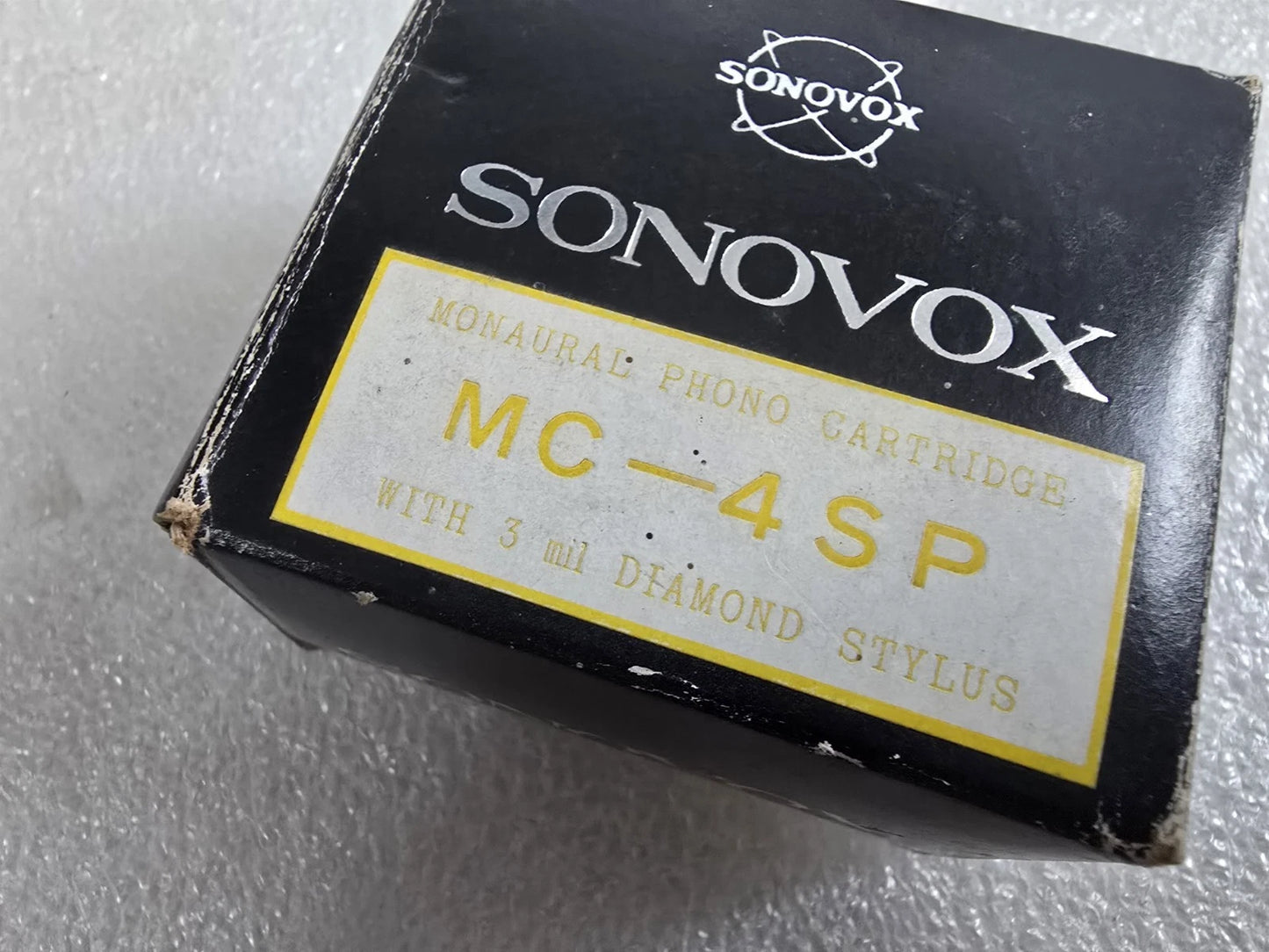 (RARE) Sonovox MC-4SP . Original Cartridge & Box Manual