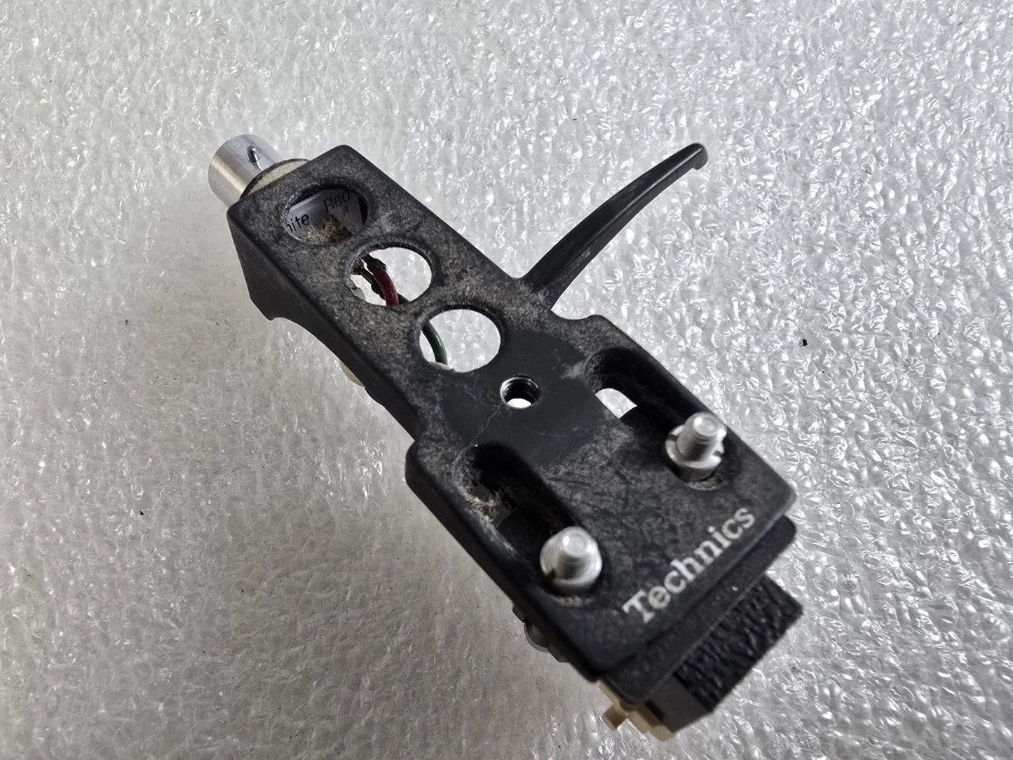 Technics Headshell Original + Shure M44-7 Cartridge. Slight Bent Stylus. Vg...