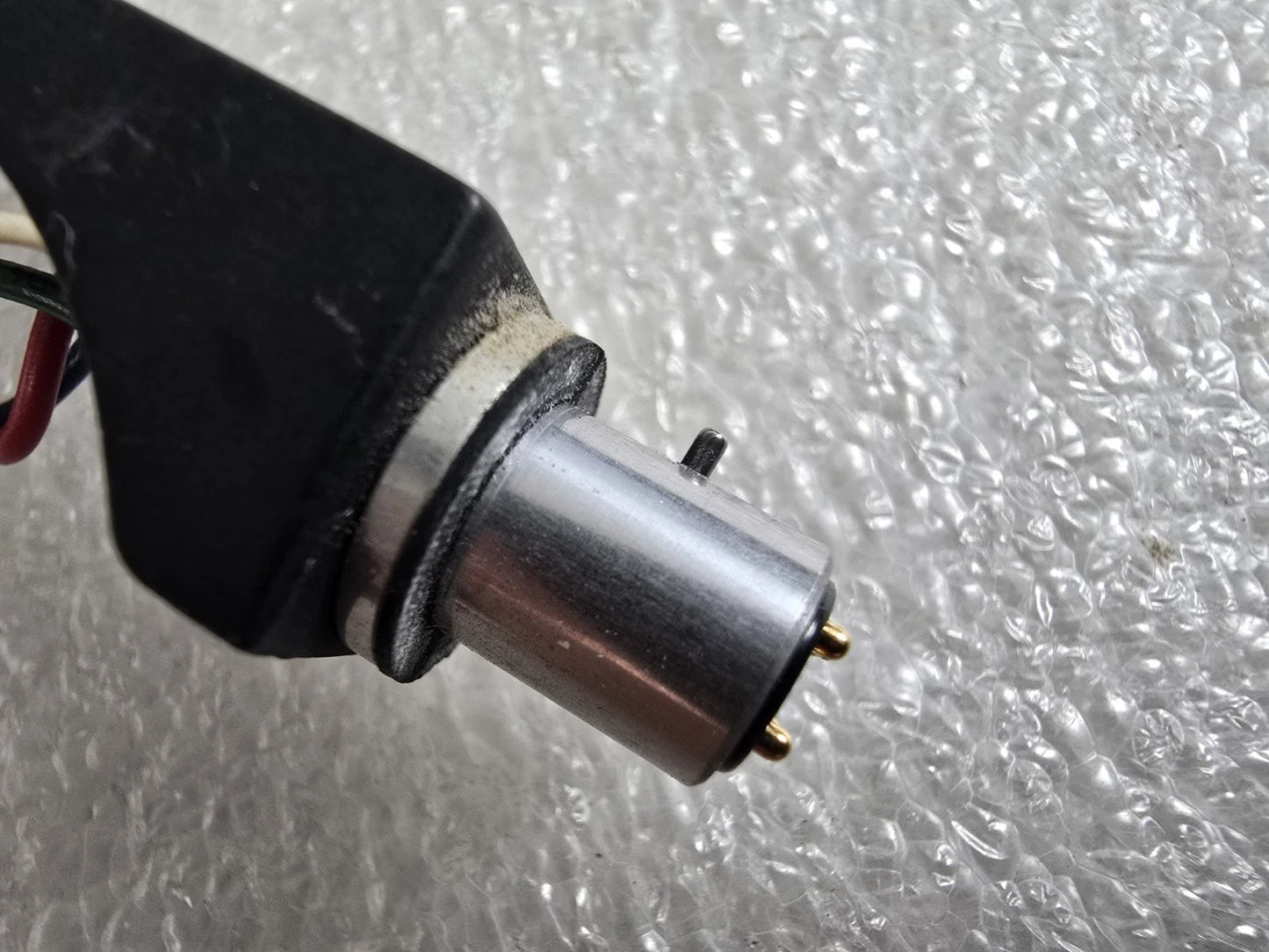 Technics Headshell Original + Shure M44-7 Cartridge. Slight Bent Stylus. Vg...