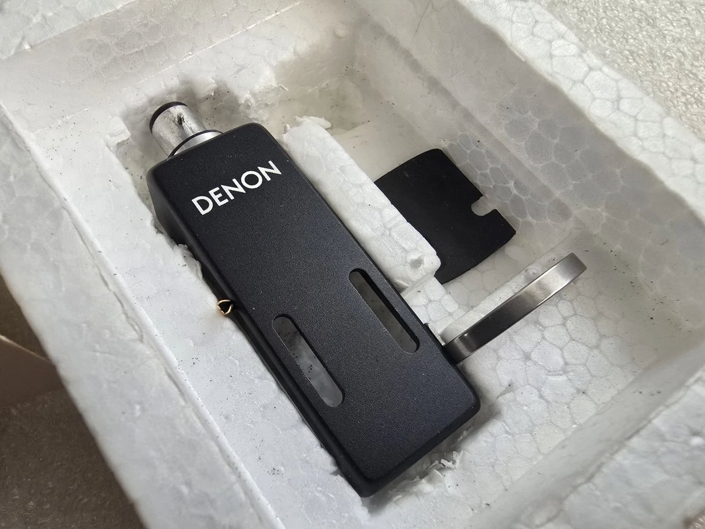 Denon PCL-3 Headshell Excellent Condition with Original Box & Hinges Japan