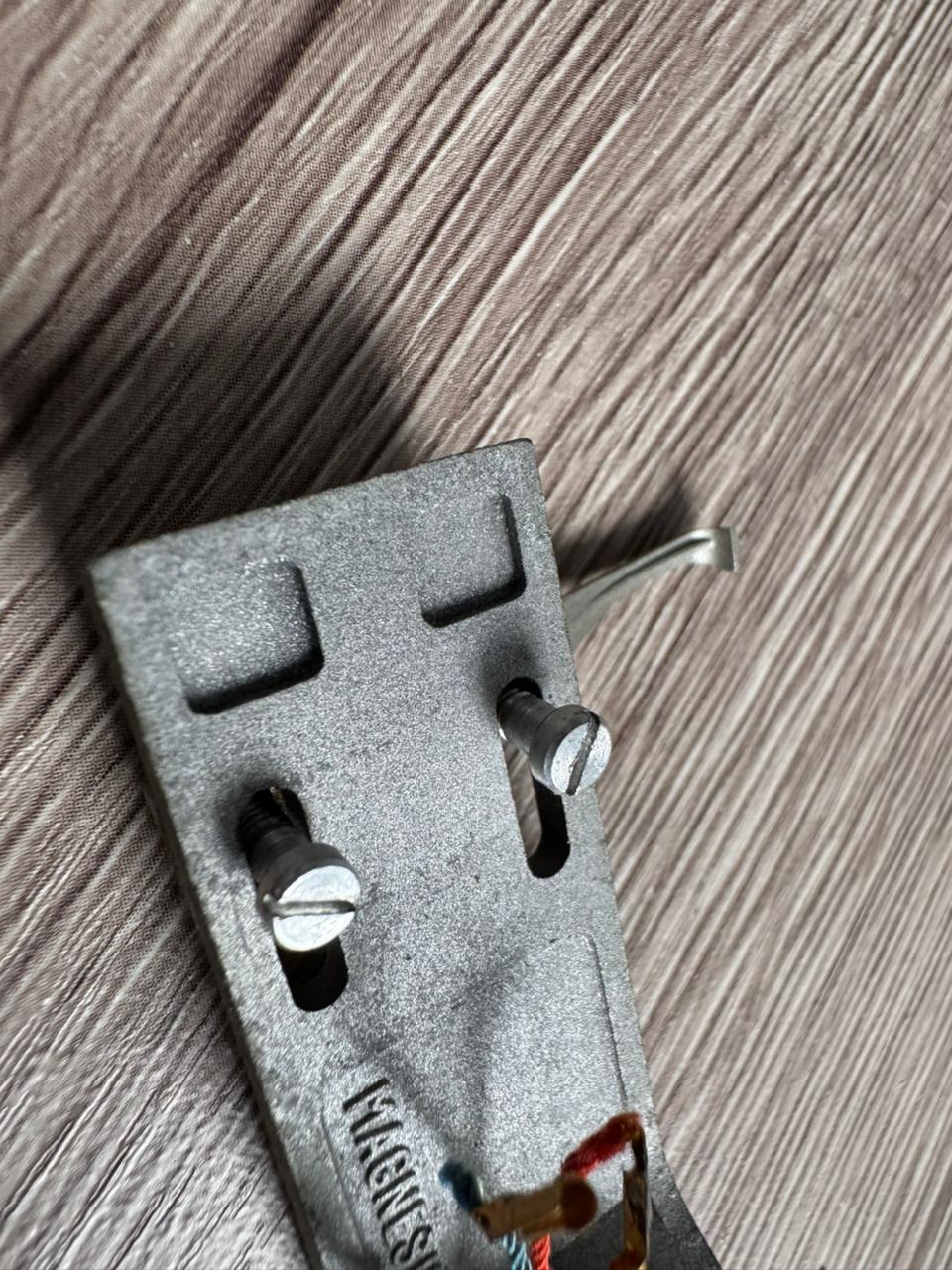 Rare Trio Magnesium Headshell Vintage Original w/ Wires