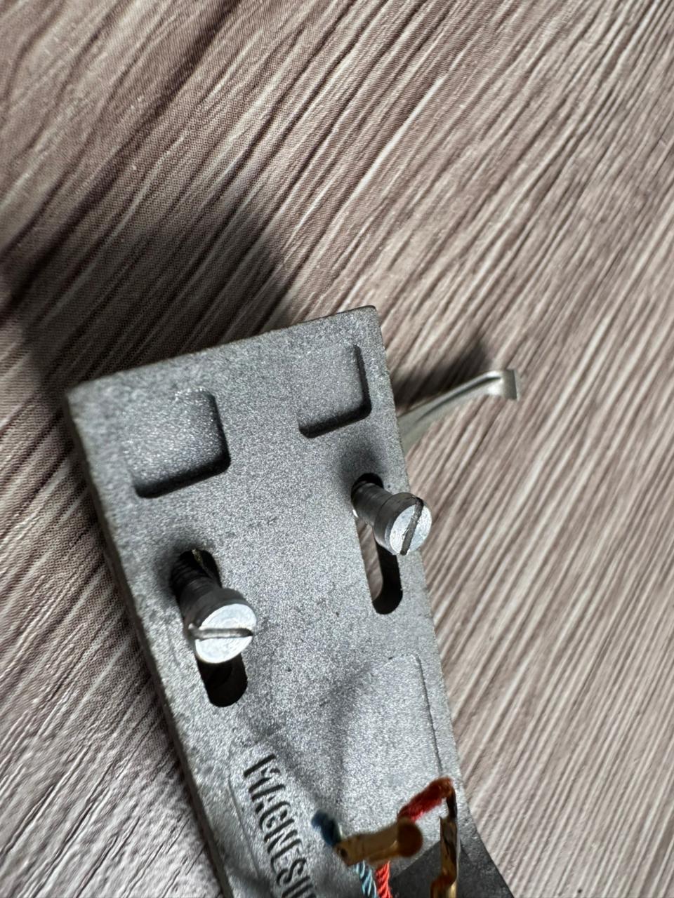 Rare Trio Magnesium Headshell Vintage Original w/ Wires