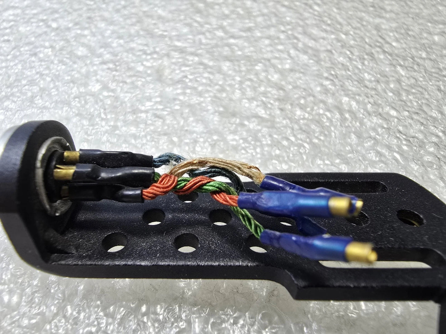 Audio-Craft AS-2P Headshell – Original Japan – Magnesium Alloy – Braided Litz...