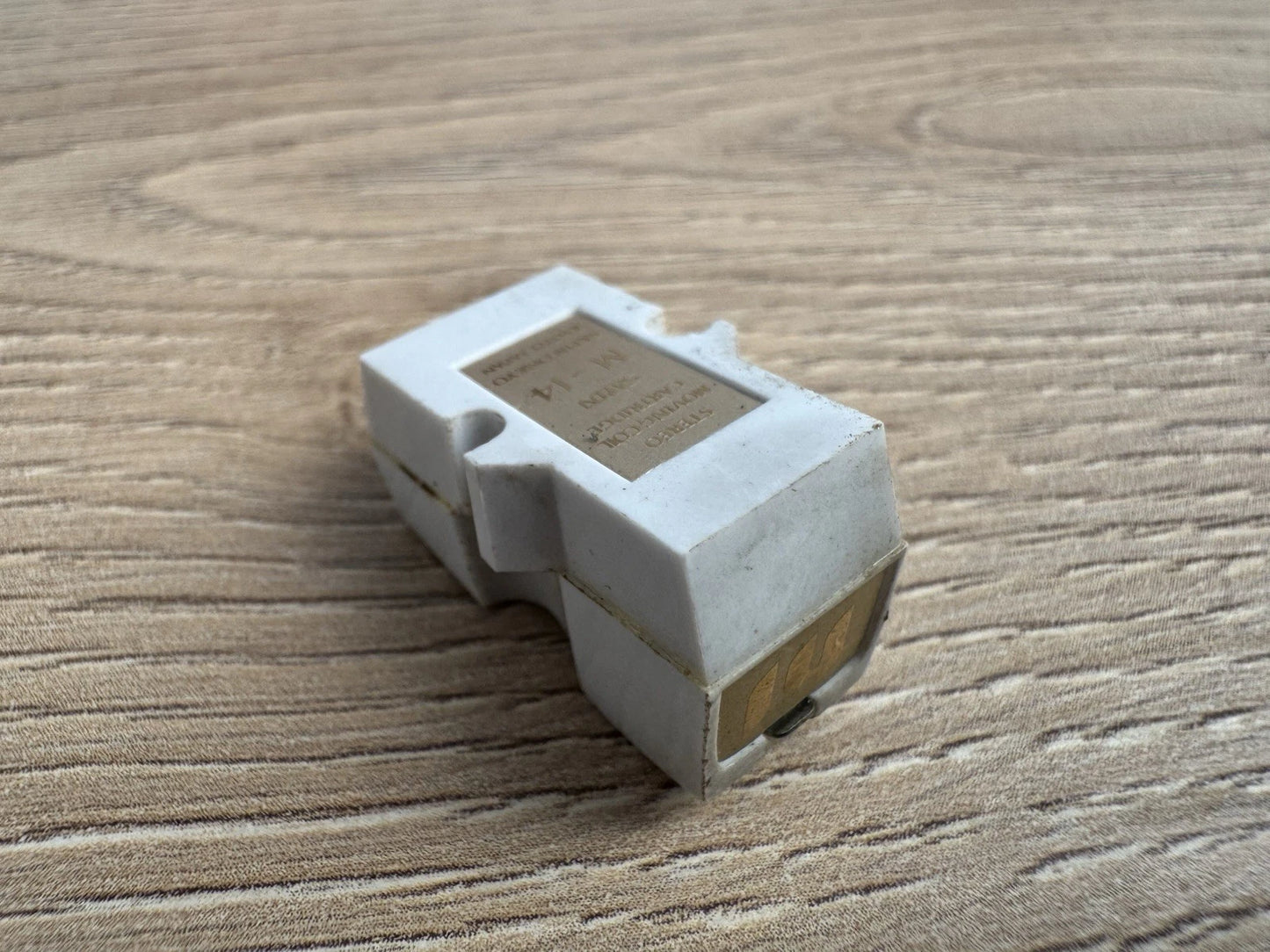 Satin M-14 MM Phono Cartridge Tested Working Needs Stylus Channel Imbalance