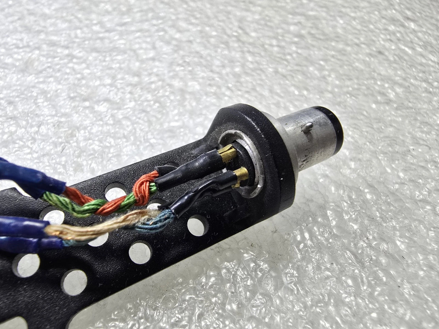 Audio-Craft AS-2P Headshell – Original Japan – Magnesium Alloy – Braided Litz...