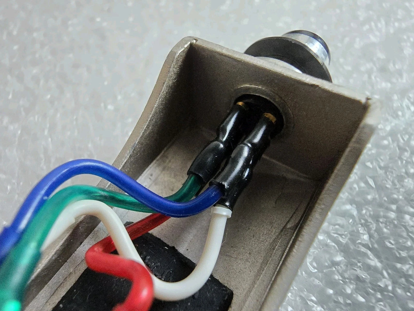 Denon PCL-4 Grey Headshell With Wires.