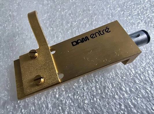 Dam Entre Gold Headshell w/ Small Screws & Lift Arm – Rare Vintage